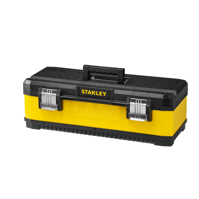 Boite caisse à outils vide Stanley bimatiere 66cm - largeur 293 mm - Hauteur 222 mm - longueur 662 mm | 1-95-614