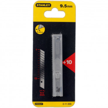 Lames de cutters 9mm - distributeur 5 lames Stanley | 2-11-300