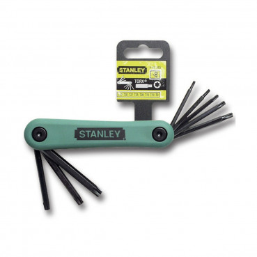 Clé mâle allen Torx gamme professionnelle - jeu de 8 pièces Stanley | 4-69-263