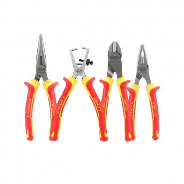 Coffret de 4 pinces isolees 1000 Volts Stanley | 4-84-489