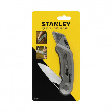 Couteau de poche multi - lames quickslide sport presentoir 12 pièces Stanley | 9-10-813