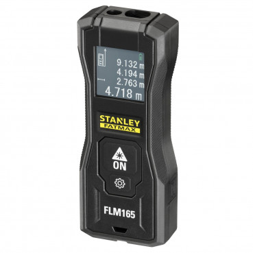 Mètre à ruban de chantier Stanley laser flm165 - 50 mètres - largeur 5 cm - Hauteur 12 cm - faisceau Faisceau rouge - longueur 5 cm | FMHT77165-0