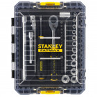 Image du produit : Coffret de douilles de sérrage stakbox m - 1/4" - jeu de 48 pièces - FATMAX Stanley | FMMT98101-0