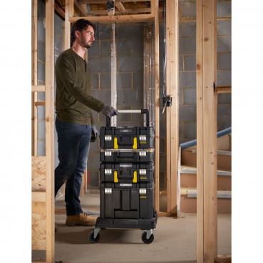 Module à roulettes PRO - STACK FATMAX - largeur 48.6 cm - Hauteur 18.1 cm - longueur 48.6 cm Stanley | FMST1-71972