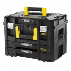 Image du produit : Kit mallette + mallette 2 tiroirs PRO - STACK FATMAX - largeur 33.5 cm - Hauteur 32.4 cm - longueur 43 cm Stanley | FMST1-71981