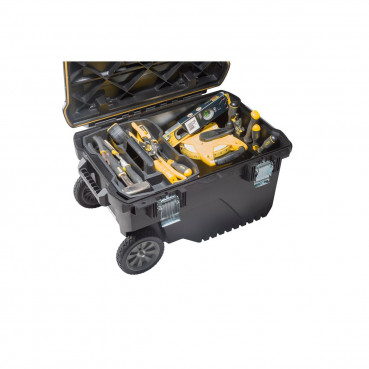 Coffre de chantier Stanley étanche 90 litres FATMAX - largeur 516 mm - Hauteur 430 mm - longueur 748 mm | FMST1-73601