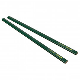 Crayon de macon 30cm corps vert - conditionnement 2 pièces Stanley | STHT0-72998