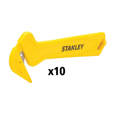 Couteau (cutter) Stanley à lame unique encastrée - sachet de 10 pièces | STHT10355-1