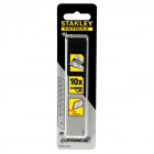 Image du produit : Lames de cutter 18mm FATMAX au carbure de tungstene - conditionnement 10 lames Stanley | STHT2-11818