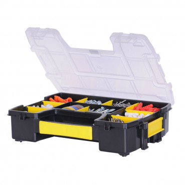 Organiseur Stanley sortmaster mini - largeur 6.5 cm - Hauteur 21.5 cm - longueur 290 mm | STST1-70720