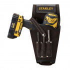 Image du produit : Porte outils holster pour ranger une visseuse dévisseuse cuir - largeur 6 cm - Hauteur 32 cm - longueur 16 cm Stanley | STST1-80118