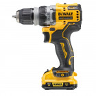 Image du produit : Perceuse visseuse Dewalt à têtes multiples - XR - sans fil - 12 Volts - 3Ah li-ion brushless | DCD703L2T-QW