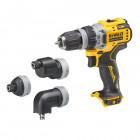 Image du produit : Perceuse visseuse Dewalt à têtes multiples - XR - sans fil - 12 Volts - brushless | DCD703NT-XJ