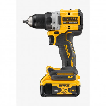 Perceuse visseuse Dewalt compacte - XR - sans fil - 18 Volts - 5Ah li-ion brushless | DCD800P2T-QW