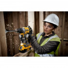 Image du produit : Perceuse visseuse Dewalt compacte - XR - sans fil - 18 Volts - 5Ah li-ion brushless | DCD800P2T-QW