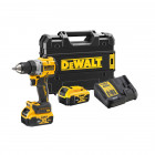 Image du produit : Perceuse visseuse Dewalt compacte - XR - sans fil - 18 Volts - 5Ah li-ion brushless | DCD800P2T-QW