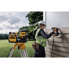 Image du produit : Niveau laser en croix Dewalt + 2 points - XR - sans fil - 12 Volts - 18 Volts - faisceau vert - 1 batterie 18 Volts - 2Ah | DCE822D1G18-QW