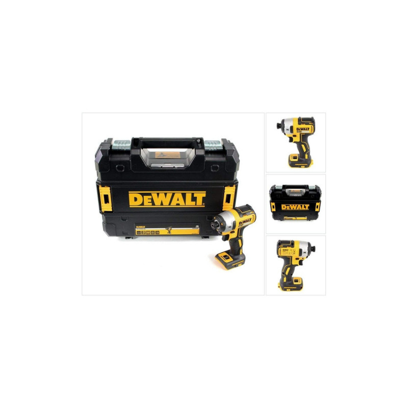 DEWALT - Visseuse à Chocs Brushless XR 18V - DCF887NT-XJ - Électrique, sans  Fil avec Coffret TSTAK et Éclairage LED - 3 Vitesses