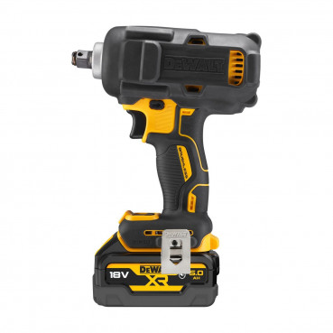 Boulonneuse à chocs Dewalt compacte 1/2" - XR - sans fil - 18 Volts - 5Ah li-ion brushless jonc de sécurité | DCF891P2G-QW