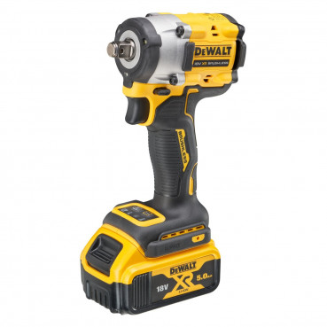 Boulonneuse à chocs Dewalt 1/2" - XR - sans fil - 18 Volts - 5Ah li-ion brushless - jonc de sécurité | DCF921P2T-QW