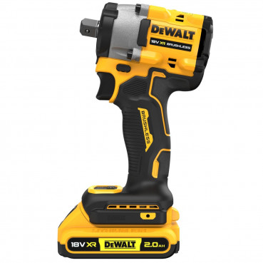 Boulonneuse à chocs Dewalt 1/2" - XR - sans fil - 18 Volts - 2Ah li-ion brushless | DCF922D2T-QW