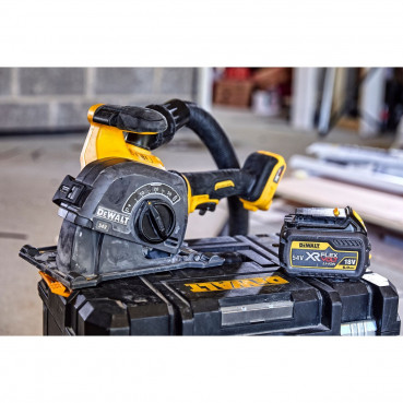 Rainureuse à béton Dewalt - XR - sans fil - Flexvolt 54 Volts - 2 x 2Ah li-ion brushless | DCG200T2-QW