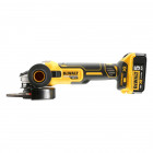 Image du produit : Meuleuse Dewalt - XR - sans fil - 18 Volts - 5Ah li-ion brushless - 125mm | DCG405P2-QW