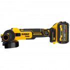 Image du produit : Meuleuse Dewalt 125mm - XR - sans fil - 18 Volts - advantage 6Ah li-ion brushless | DCG409T1-QW