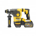 Image du produit : Perforateur Dewalt sds-plus - XR - sans fil - Flexvolt 54 Volts - 2Ah li-ion brushless 2.8 joules - 2 batteries Dewalt | DCH323T2-QW