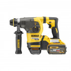 Image du produit : Perforateur Dewalt sds-plus - XR - sans fil - Flexvolt 54 Volts - 3Ah li-ion brushless 3.5 joules - 2 batteries Dewalt | DCH333X2-QW