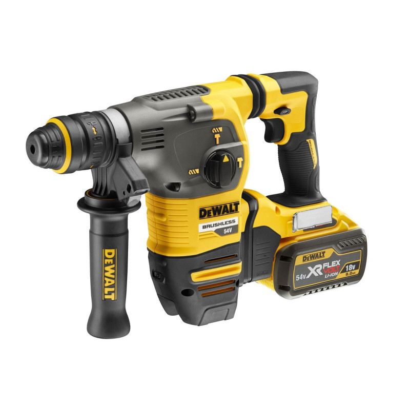 Perforateur Dewalt sds-plus - XR - sans fil - Flexvolt 54 Volts - 3Ah li-ion brushless 3.5 joules - 2 batteries Dewalt | DCH334X2-QW