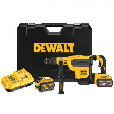 Perforateur burineur Dewalt - XR - sans fil - Flexvolt 54 Volts - sds-max 45mm - 2 x 3Ah | DCH614X2-QW