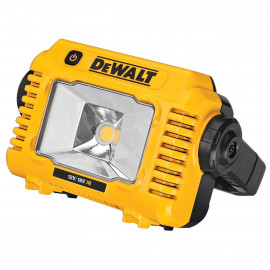 Projecteur Dewalt de chantier ou d'atelier - compact et portable sans fil jusqu'à 2000 lumens compatible avec les batteries Dewalt XR 12 volts et 18 Volts et XR FLEXVOLT 54 Volts | DCL077-XJ