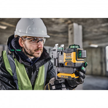 Niveau laser multilignes Dewalt 3 x 360° compact - XR - sans fil - 18 Volts - faisceau vert | DCLE34031N-XJ