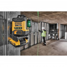 Image du produit : Niveau laser multilignes Dewalt 3 x 360° compact - XR - sans fil - 18 Volts - faisceau vert | DCLE34031N-XJ