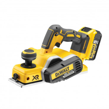 Rabot Dewalt - XR - sans fil - 18 Volts - 5Ah li-ion brushless - 2 batteries Dewalt - coffret TSTAK | DCP580P2-QW