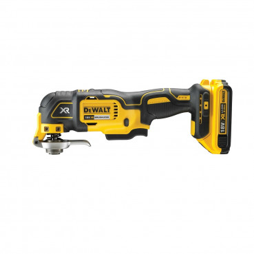 Multi-cutter Dewalt sans-fil découpeur-ponceur multifonctions18 Volts - 2Ah li-ion brushless - 32 accessoires - 2 batteries Dewalt - coffret TSTAK | DCS355D2-QW