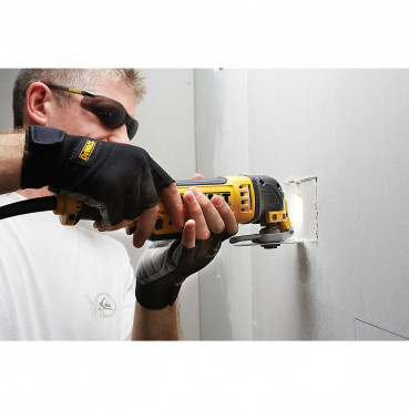 Multi-cutter Dewalt sans-fil découpeur-ponceur multifonctions18 Volts - 2Ah li-ion brushless - 32 accessoires - 2 batteries Dewalt - coffret TSTAK | DCS355D2-QW