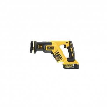 Scie sabre Dewalt compact - XR - sans fil - 18 Volts - 5Ah li-ion brushless - 2 batteries Dewalt - coffret TSTAK | DCS367P2-QW