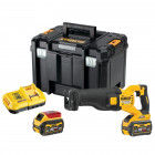 Image du produit : Scie sabre Dewalt 2.0 - XR - sans fil - Flexvolt 54 Volts - 2 batteries Dewalt 3Ah li-lon brushless | DCS389X2-QW