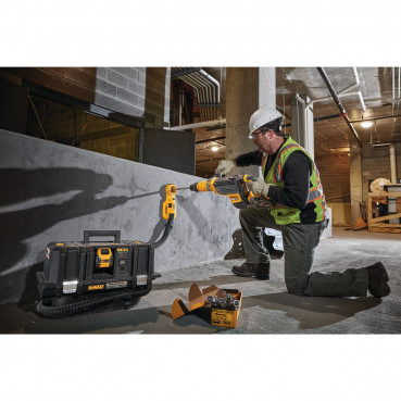 Aspirateur Dewalt TSTAK - XR - sans fil - Flexvolt 54 Volts - 2Ah li-ion brushless eau et poussières classe M | DCV586MT2-QW