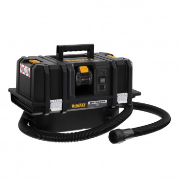 Aspirateur Dewalt TSTAK - XR - sans fil - Flexvolt 54 Volts - 2Ah li-ion brushless eau et poussières classe M | DCV586MT2-QW