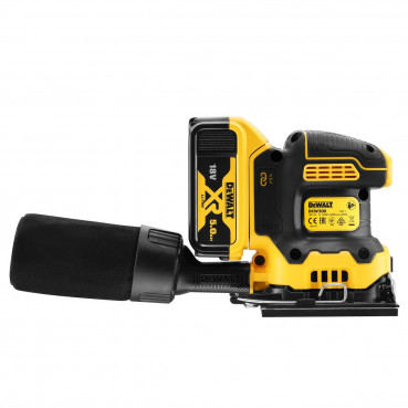 Ponceuse Dewalt 1/4 de feuille - XR - sans fil - 18 Volts - brushless - 2 batteries Dewalt 5Ah | DCW200P2-QW