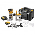 Image du produit : Affleureuse et défonceuse Dewalt - XR - sans fil - 18 Volts - 8mm (1/4") 2 x 5Ah li-ion brushless | DCW604P2-QW