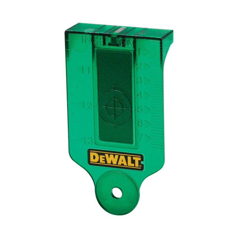 Carte cible avec base magnétique pour laser vert Dewalt | DE0730G-XJ