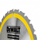 Image du produit : Lame Dewalt pour scie circulaire stationnaire construction 216 x 30mm - 24 dents | DT1952-QZ