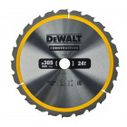 Image du produit : Lame Dewalt pour scie circulaire stationnaire construction 305 x 30mm - 24 dents | DT1958-QZ