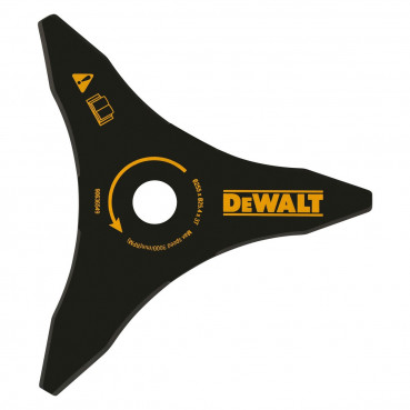 Lame Dewalt couteau à herbe 3 dents 250mm pour débroussailleuse | DT20653-QZ