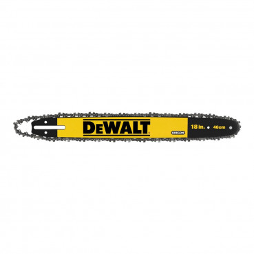 Guide avec chaine 46cm pour tronçonneuse Dewalt | DT20661-QZ