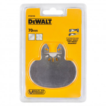 Lame Dewalt arrondie très large pour découpeur ponceur, outil multifonctions (multi-cutter) | DT20749-QZ